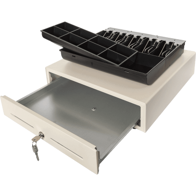 Денежный ящик PayTor MK-410S, белый, штрих 