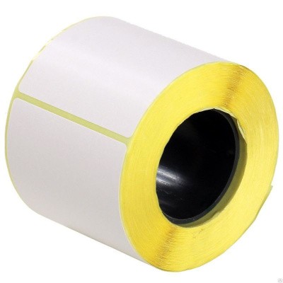 Термотрансферная этикетка 30х20 (1800 этикеток в ролике), втулка 40мм 